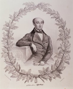 Portrait of Salvatore Taglioni (engraving) by Unknown artist