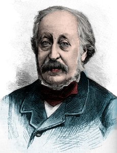 Portrait of Stephen Heller (1813-1888) Hungarian pianist, teacher and composer - Engraving 1888