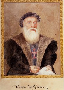 Portrait of Vasco de Gama - in “The Life of Prince Henri of Portugal surnamed the Navigator” by Richard Henri Major by Unknown artist