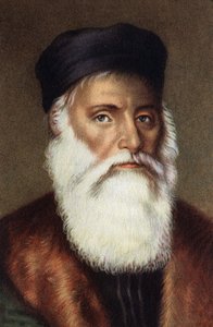 Portrait of Vasco de Gama, Portuguese Navigator by Unknown Artist