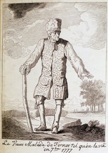 Portrait of Voltaire (1694-1778), French writer and philosopher, elderly by Unknown artist