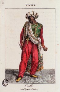 Portrait of Winter in Othello, Opera by Gioacchino Rossini