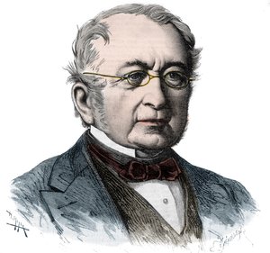 Portrait of the Chancellor Prince Alexander Mikhailovich Gorchakov (1798-1883) - Engraving of 1868