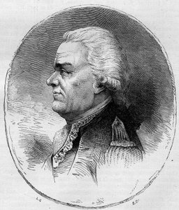 Portrait of the Count of Grasse (Francois Joseph Paul, Marquis de Grasse Tilly) (1722-1788), French admiral who participated in the American War of Independence (1775-1783). Engraving from 1881. by Unknown artist