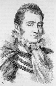 Portrait of the Duke of Berry (1778 - 1820) - in “Histoire de France” by H. Martin