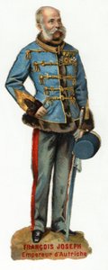 Portrait of the Emperor of Austria Francois Joseph I (1830-1916) Chromolithography late 19th century. Private Collection