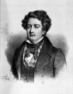 Portrait of the French tenor Adolphe Nourrit (1802 - 1839).