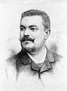 Portrait of the French tenor Jean Alexandre Talazac.