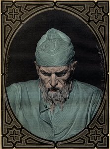 Portrait of the Tsar Ivan IV the Terrible - engraving by Unknown artist