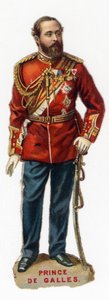 Portrait of the Future Prince of Wales Edward VII, King of Great Britain and Ireland (1841-1910) by Unknown artist