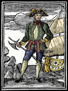 Portrait of the pirate Edward England by Unknown artist