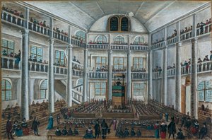 Protestant Church of Charenton, from Liber Amicorum, Spira