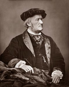 Portrait of Richard Wagner, German composer