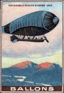 Renard and Krebs Airship Balloon by Unknown Artist