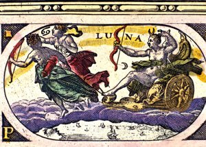 Representation of the Moon by Unknown artist