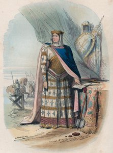 Richilde of the Ardennes was the second consort of Charles the Bald, King and Emperor of the Franks - Portrait of Richilde d