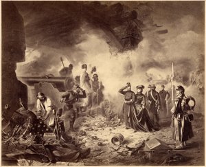 Risorgimento - The Siege of Gaeta, 1860-1861. Unification Era, Italy, 19th Century. Marie-Sophie