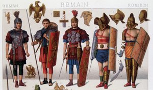 Roman Gladiator Costumes and Warriors