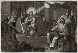 Royaumont Bible, New Testament: Pentecost by Unknown artist