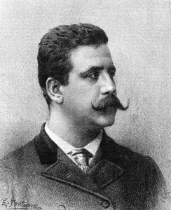 Ruggero Leoncavallo. Italian composer (1858 to 1919). by Unknown artist
