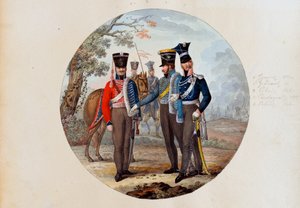 Russian Hussars and Lancers