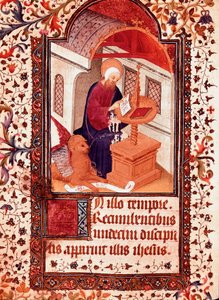 Saint Mark. Miniature from 