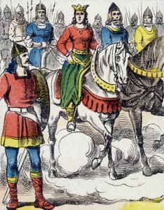 Sainte Clotilde (475-545) fled the tutelage of her uncle Gondebaud, king of the Bourgondes (480-516), who was the murderer of her family