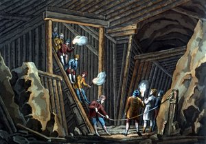 Salt Mine in Germany at the end of the 18th century