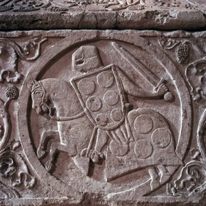 Sarcophagus of the Knight of the Palace Family (detail) by Unknown artist