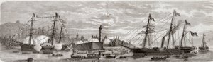 Second Italian Independence War, Italian Campaign of 1859: Napoleon III in the Port of Genoa, May 12 by Unknown artist