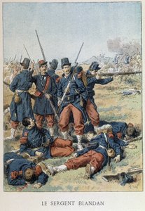 Sergeant Blandan died during the conquest of Algeria in 1842 - in Histoire de France