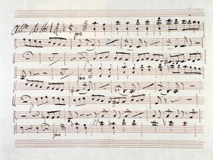 Sheet Music for Ali Baba, Opera by Unknown artist