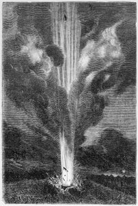 Shells launched at the moon - in 