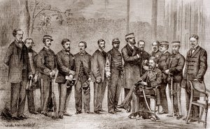 Sir James Hope Grant, a British Soldier and His Staff During the Second Opium War