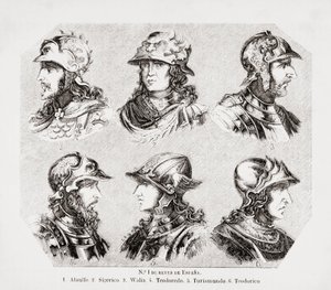 Six Visigoth Kings of Spain by Unknown artist