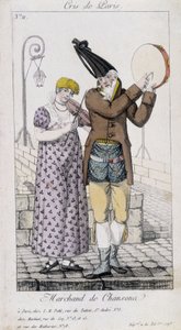 Song Merchants - Engraving by Unknown artist