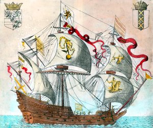 Spanish Ship of the 16th Century by Unknown artist