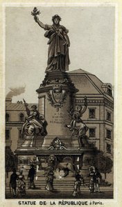 Statue of the Republic, Place de la Republique in Paris by Unknown artist