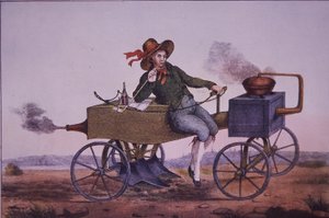 Steam plough, early 19th century