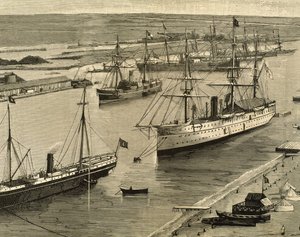 Suez Canal, Port-Said, Egypt