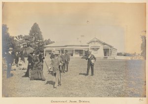 The Duchess of York in the Grounds of Government House, Brisbane, 1901