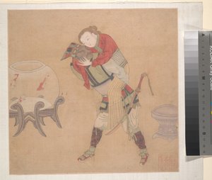 Tartar Officer Carrying Blond Lady by Unknown Artist
