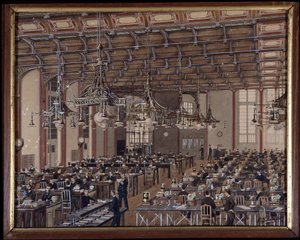 Telegraphic office Rue de Grenelle in Paris: Salle de Rosace
