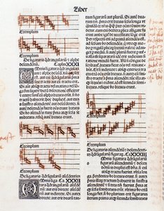 Text page and manuscript annotations from The Art of Music by Guillaume Despuig