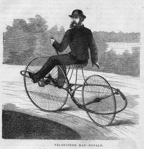 The American velocipede Mac-Donald. 1869