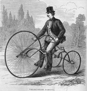 The American velocipede of Isaac Samuel. 1869