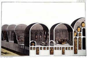 The Baths of Caracalla in Rome. Engraving from the beginning of the 19th century by Unknown artist