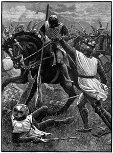 The Battle of Evesham, 4 August 1265 by Unknown artist
