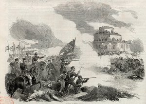 The Battle of Monte Caseros in April 1852 - Revolt of Justo Jose de Urquiza (1801-70) Against the Argentinian Dictator Juan Manuel de Rosas (1793-1877)