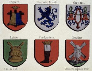 The Coats of Arms of Ghent: Friebriers, Cusserands, Merciers, Grocer, Shoemakers, Meuniers